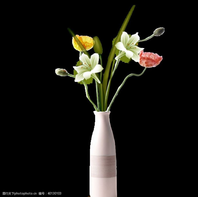 国内广告设计花瓶图片