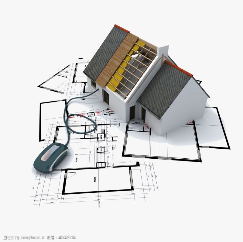 室内平面图建筑结构图房屋别墅房子图片