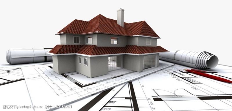 户型平面图建筑结构图房屋别墅房子图片