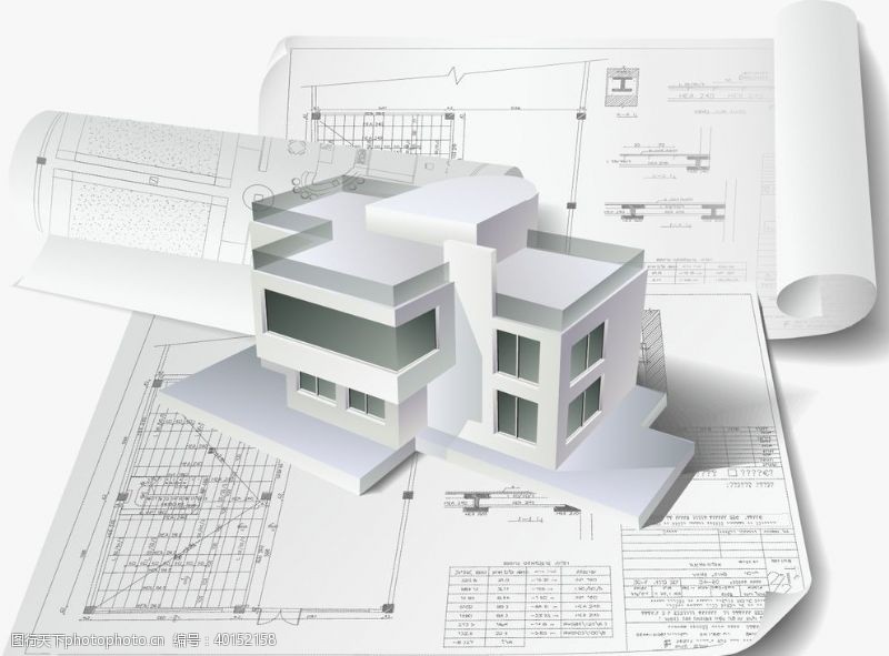 鸟瞰效果图建筑结构图图片