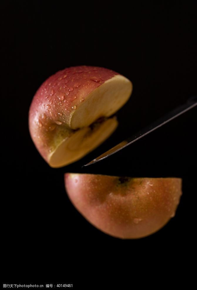 清水苹果摄影图图片