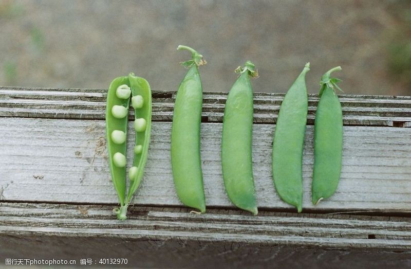 绿色产品青豌豆图片