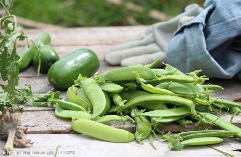 绿色产品青豌豆图片