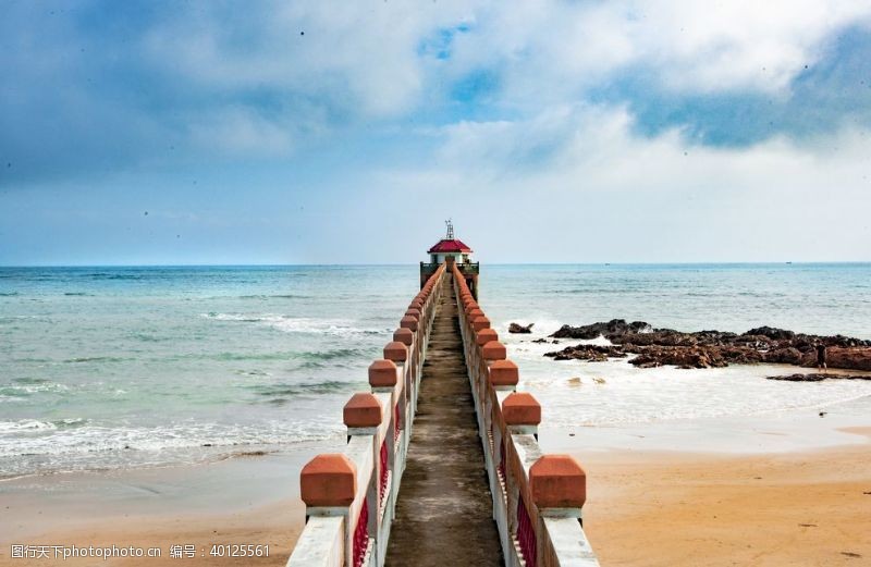海南旅游琼海红石滩图片