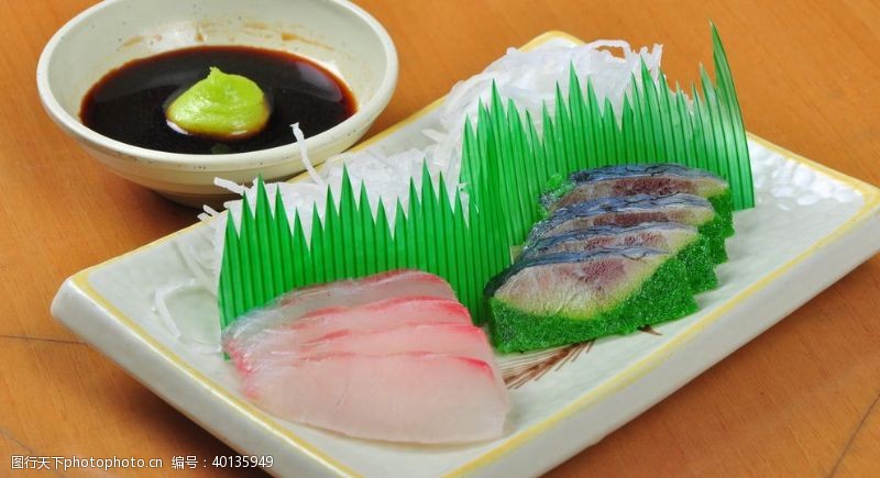 圆满日本料理刺身图片