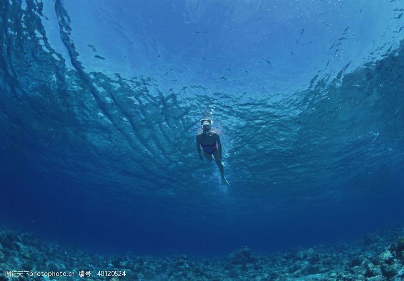 竞技深海潜水图片