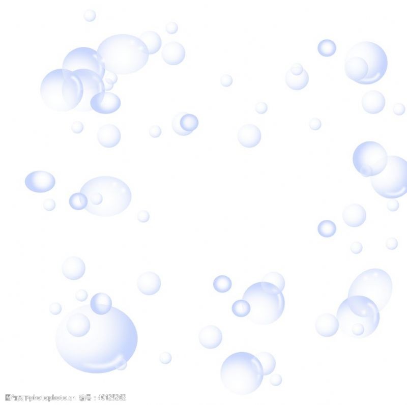 装饰画水泡元素图片