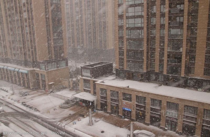 影行天下下雪城市图片