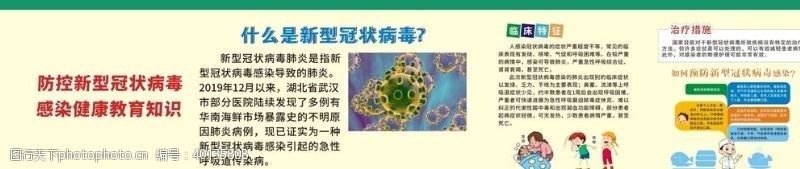 新冠病毒预防知识宣传画图片