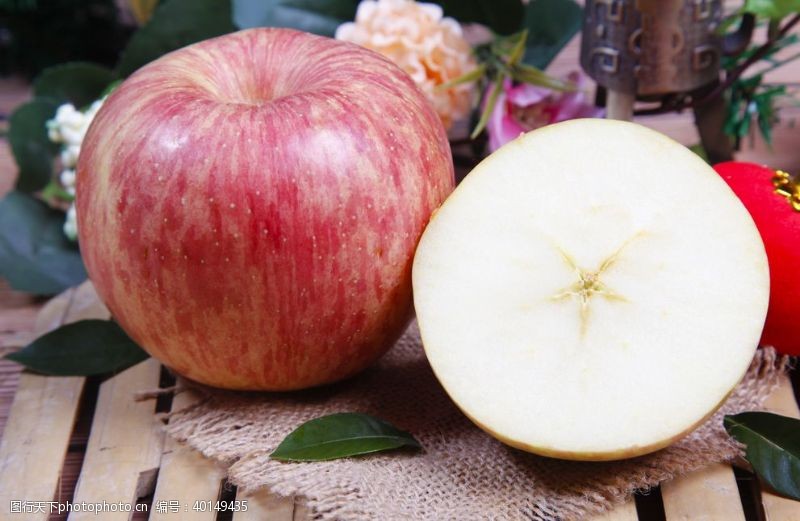 水果摄影新鲜苹果高清图片