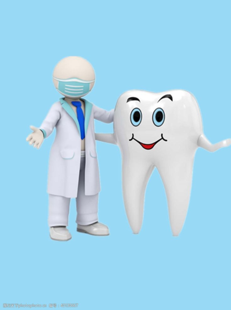 人物牙齿和医生图片