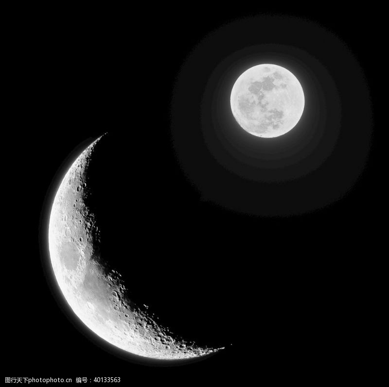 圆月月亮图片
