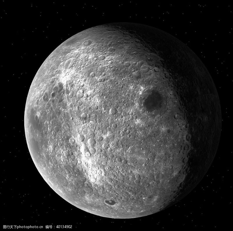 原创素材月球渲染图图片
