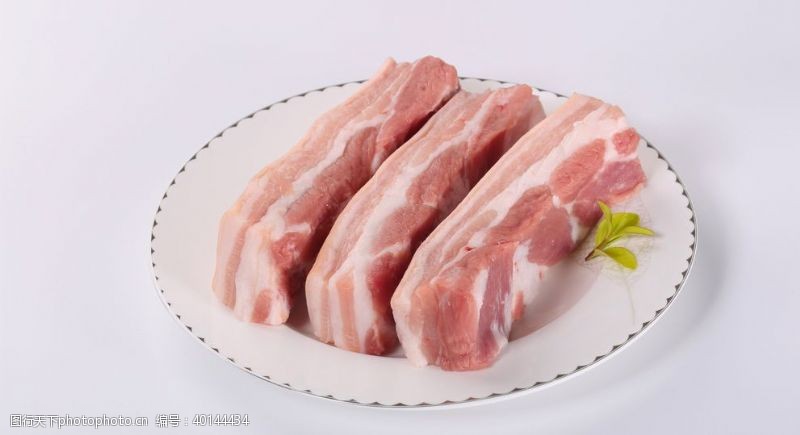 猪肉摊猪肉五花肉图片