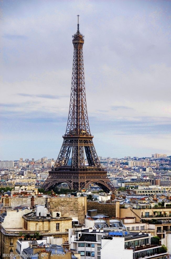 巴黎旅游展板法国埃菲尔图片