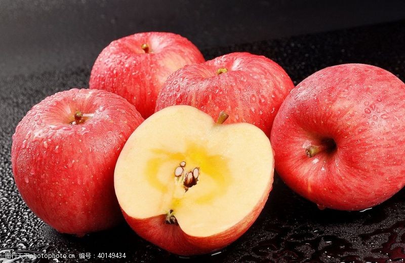 新鲜水果素材高清苹果摄影图片