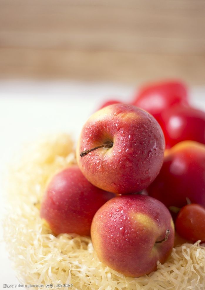 水果摄影红苹果高清拍摄素材图片