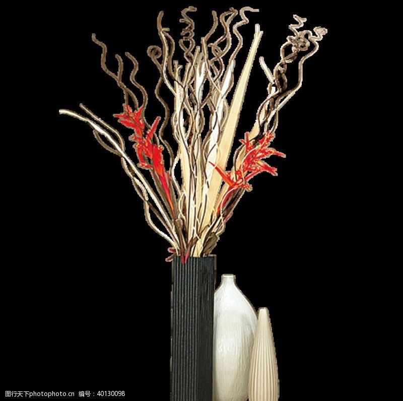 盆栽艺术花瓶藤蔓装饰图片