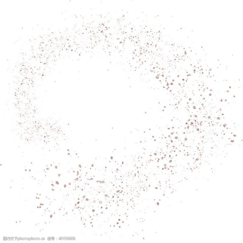 烟雾免扣素材金色粉末图片