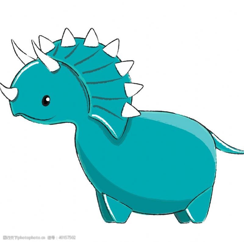 手绘动物卡通恐龙图片