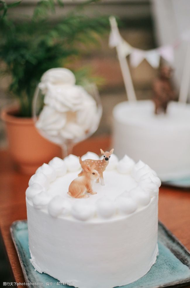 生日素材奶油蛋糕图片