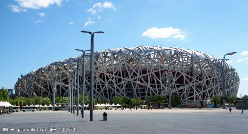 北京城建鸟巢体育场图片