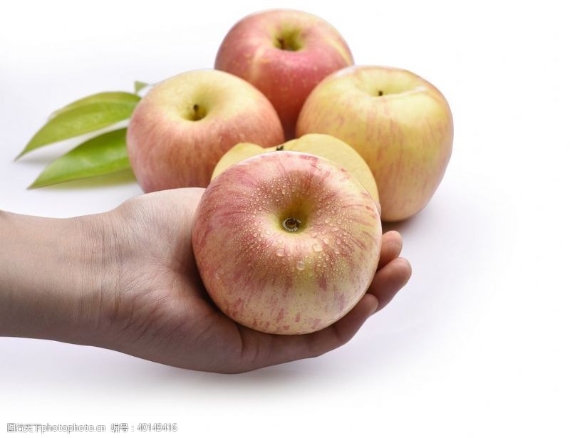 水果特写苹果高清拍摄素材图片