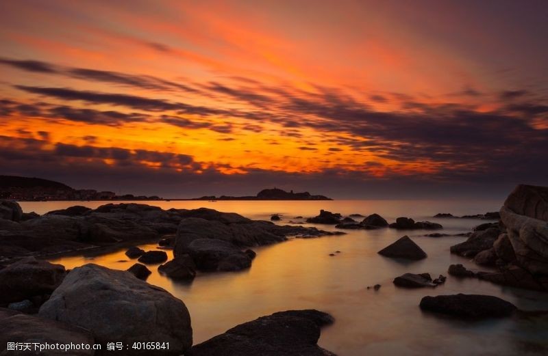 日出撒丁岛风景图片
