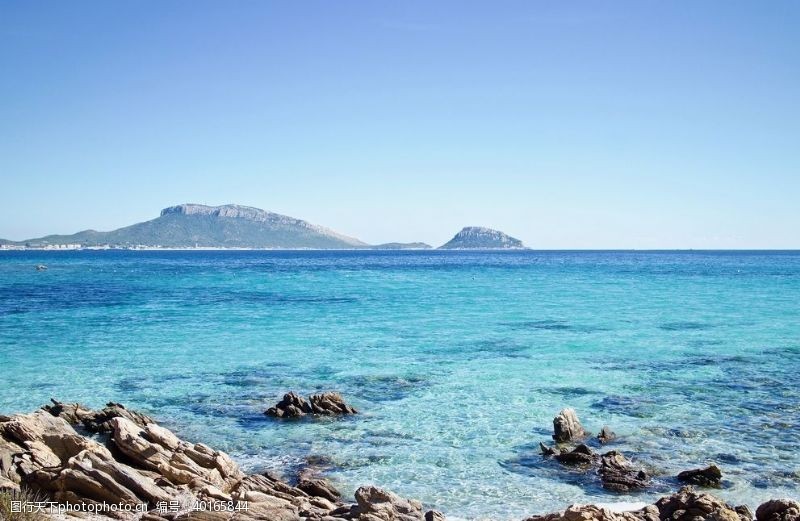 水撒丁岛风景图片