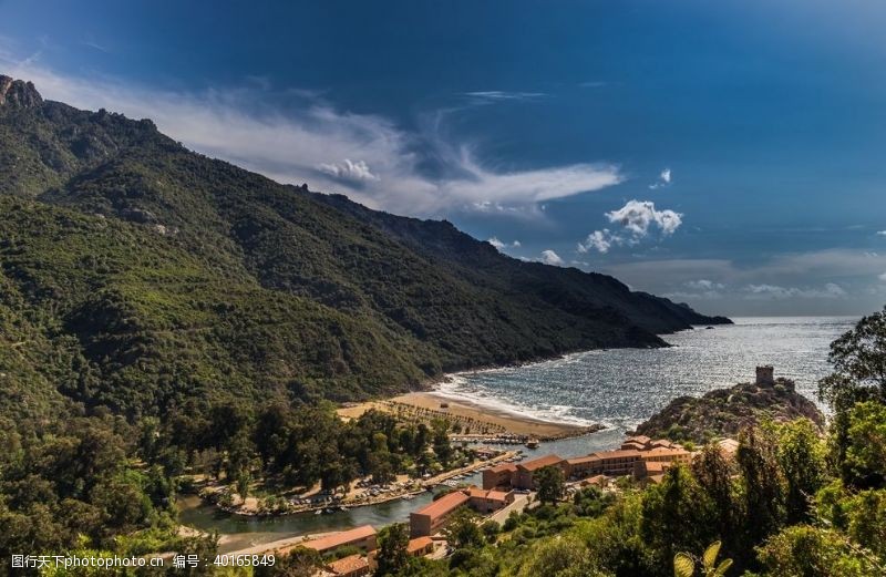 自然美景撒丁岛风景图片