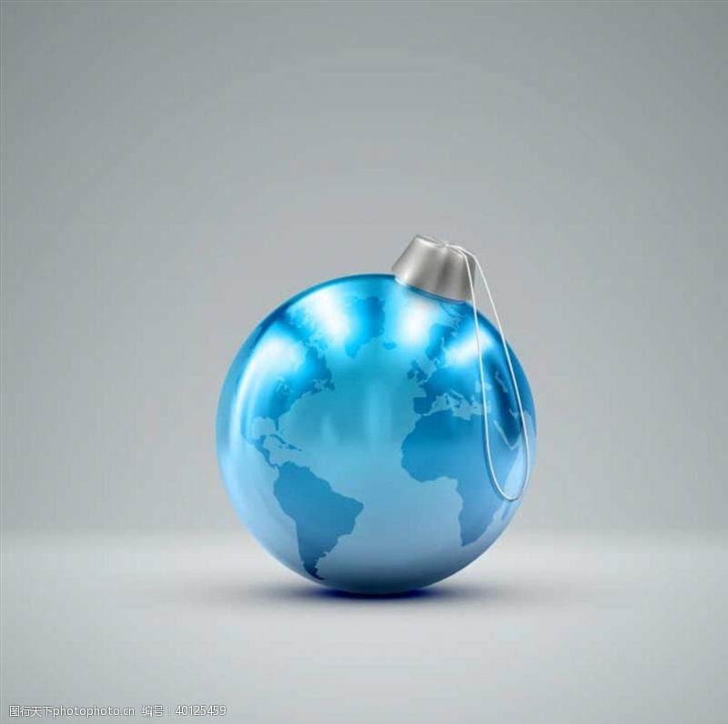 地球日圣诞节图片