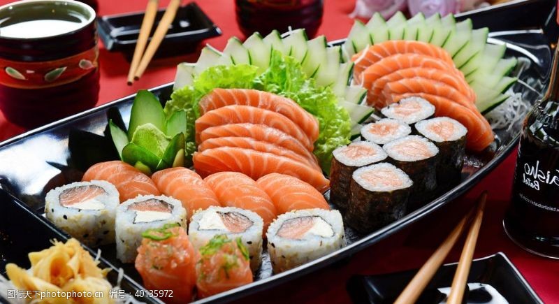 副食品寿司图片