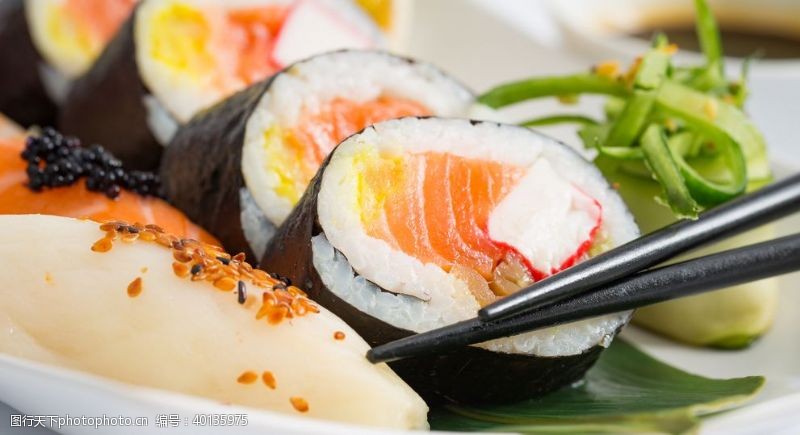 副食品寿司图片