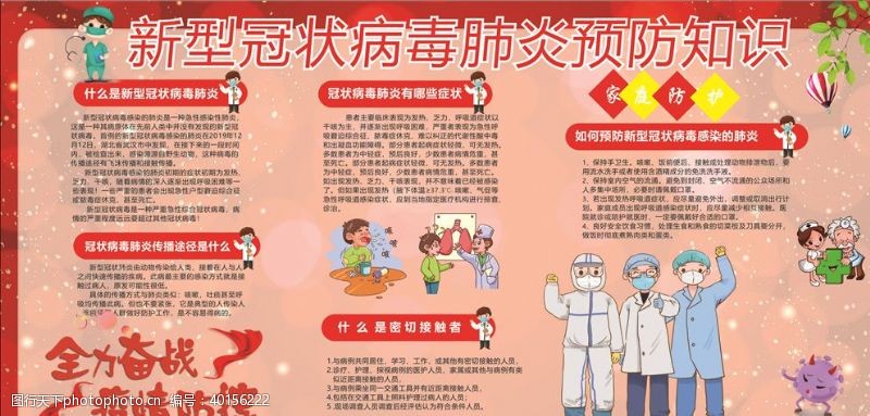 医院宣传新冠状病毒预防知识图片