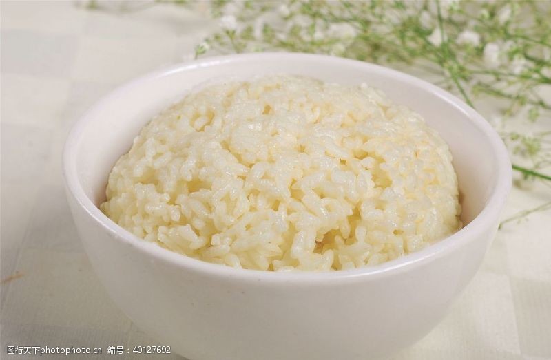 优美优质米饭图片