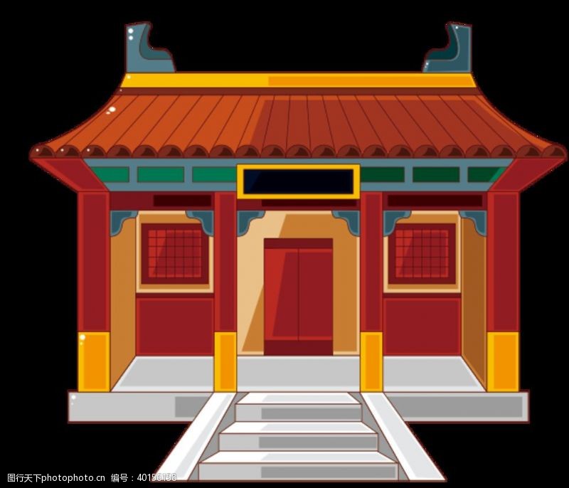 古代建筑矢量中国风建筑图片