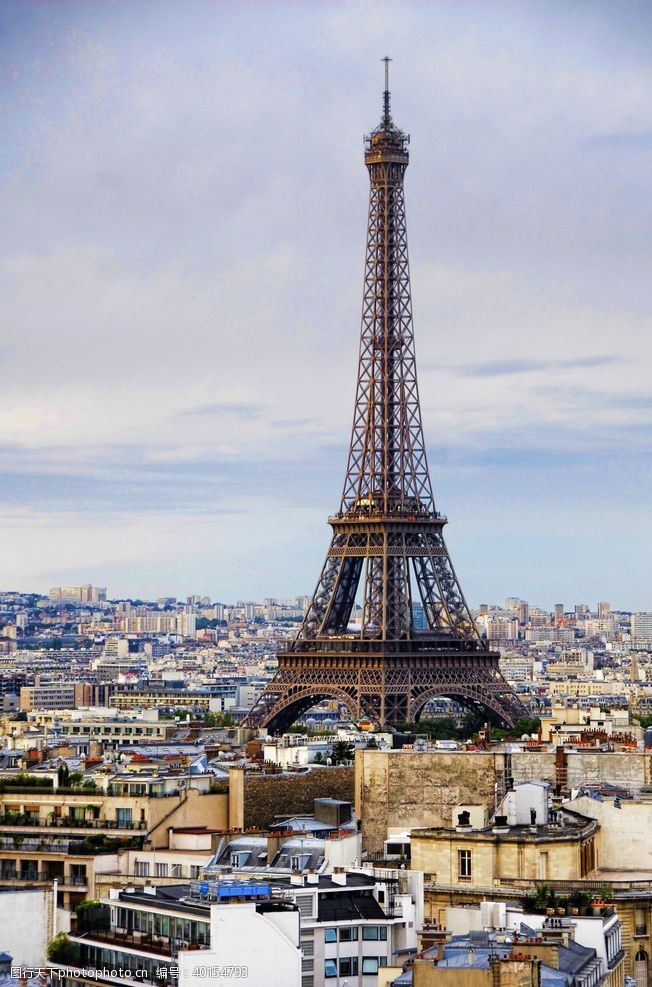 欧洲自然景观巴黎埃菲尔图片