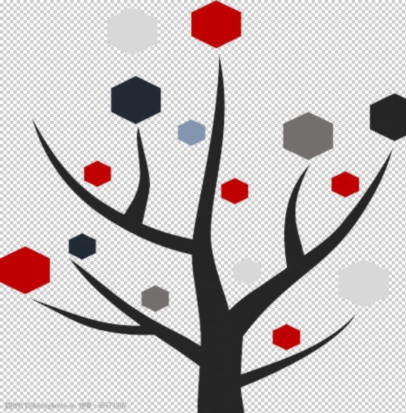 目录设计创意智慧树科技树PNG素材图片
