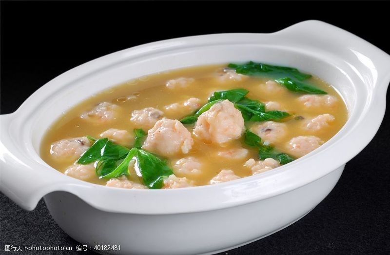 餐饮广告大热豆汤虾滑图片