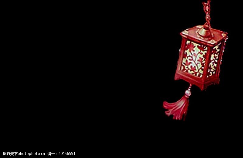 中国古图案灯笼图片