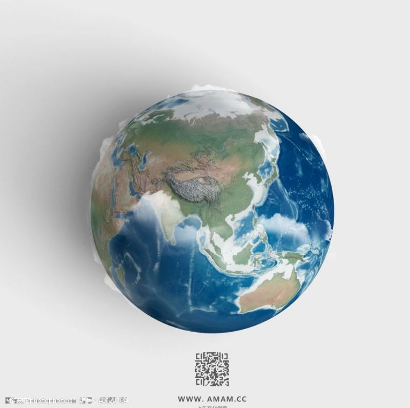 景观模型地球各大洲高清模型图片