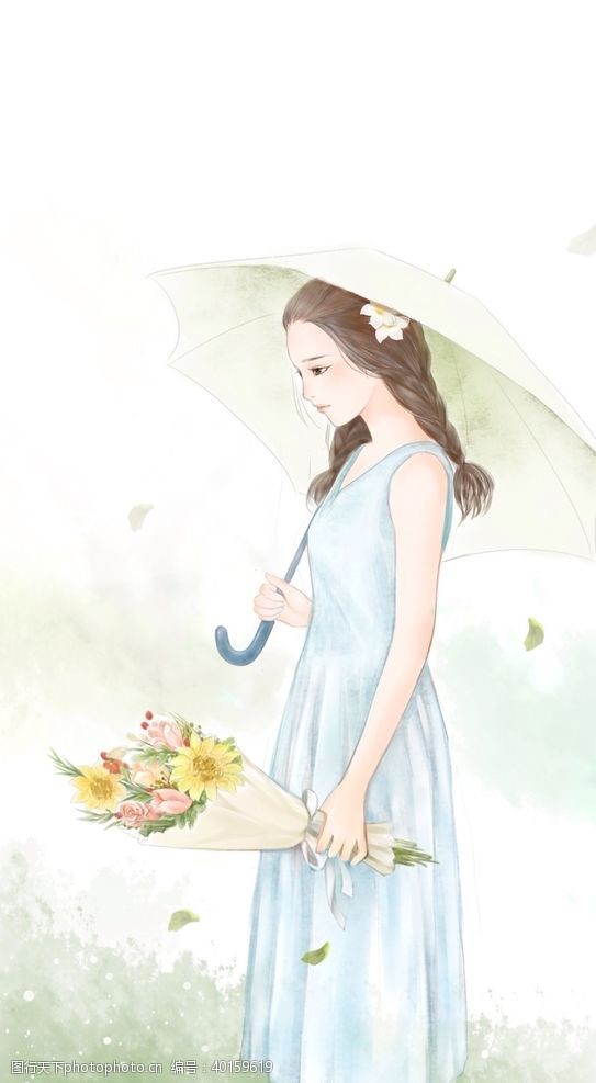 韩国卡通二次元动漫性感美女少女唯美妹子图片