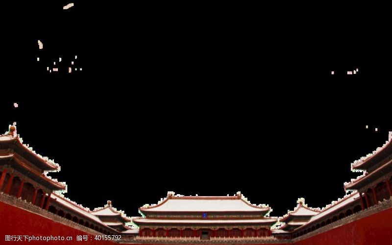 中国风电视墙古建筑元素图片