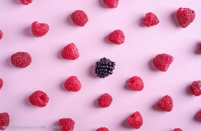 新鲜水果素材红莓图片