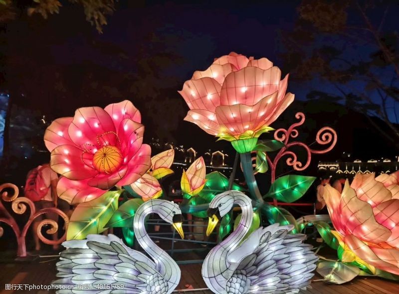 春节旅游花灯图片