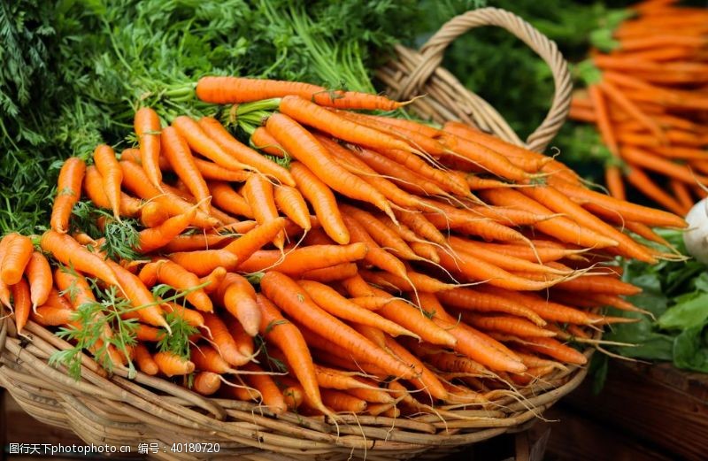 蔬菜超市展板胡萝卜图片