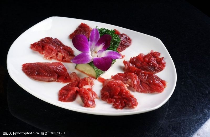 牛排火锅荤菜配菜图片
