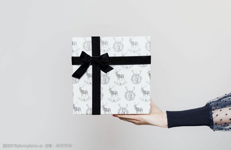纸盒包装贴图礼物图片