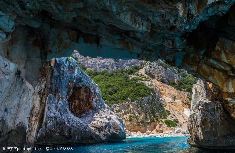 沙滩撒丁岛风景图片