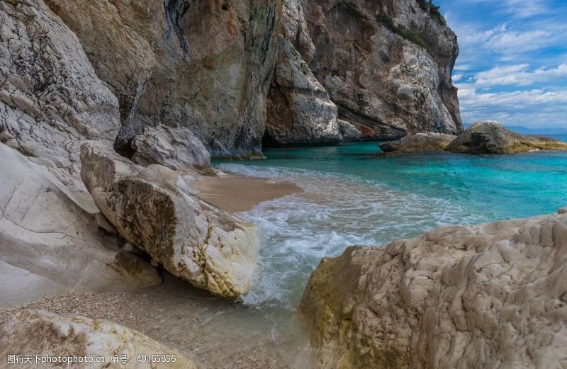 海水撒丁岛风景图片